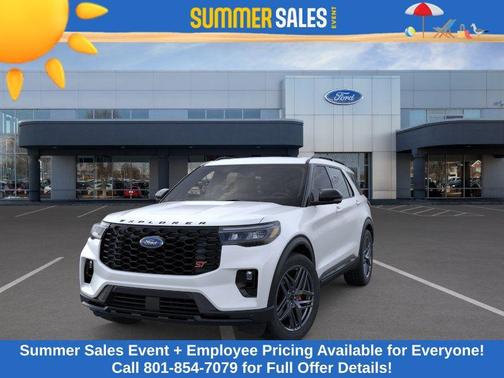 Star White Metallic Tri-Coat 2026 Ford Explorer ST