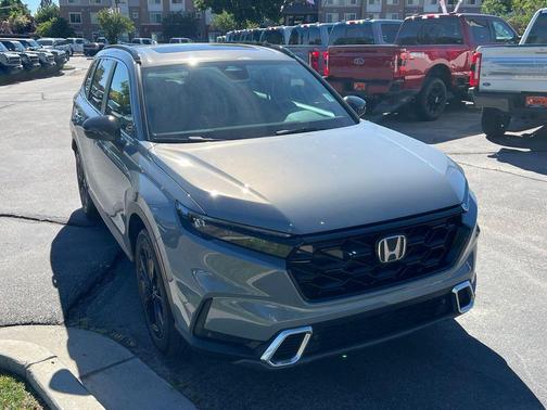Gray 2025 Honda CR-V Hybrid Sport Touring AWD