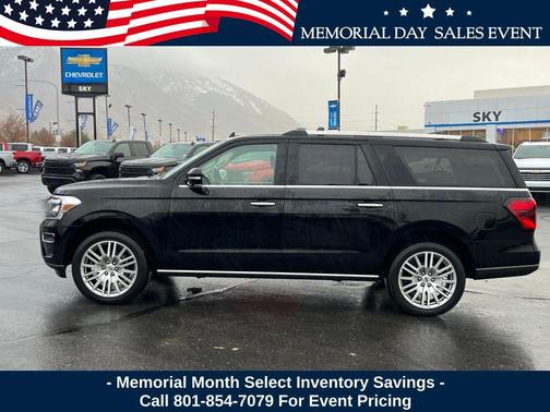 Black Metallic 2024 Ford Expedition Max Limited