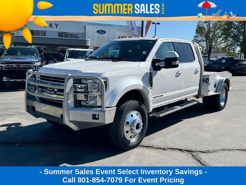 White Platinum Clearcoat Metallic 2019 Ford F-450 Lariat