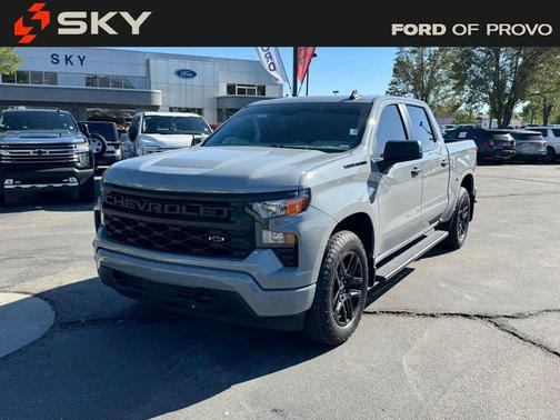 Slate Gray Metallic 2024 Chevrolet Silverado 1500 Custom