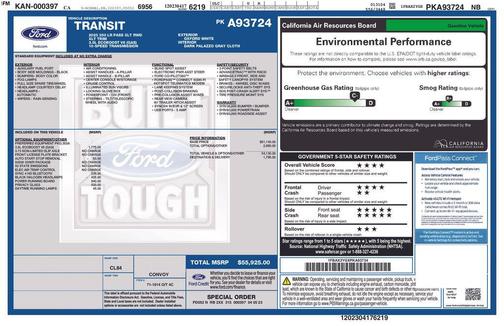 OXFORD WHITE 2023 Ford Transit-350 XLT