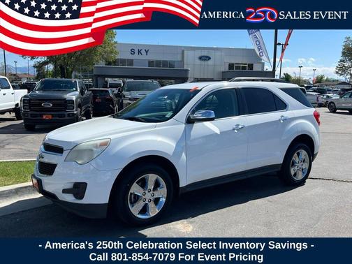 Summit White 2015 Chevrolet Equinox 1LT