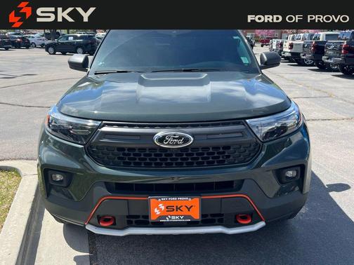 FORGED GREEN METALLIC 2024 Ford Explorer Timberline