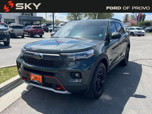 FORGED GREEN METALLIC 2024 Ford Explorer Timberline