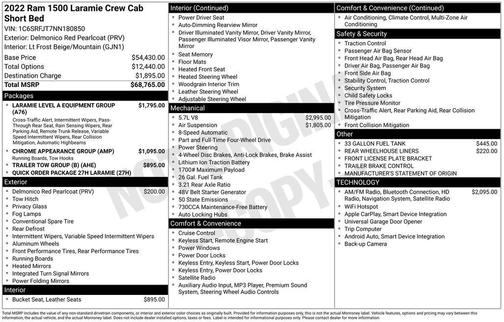 2022 RAM 1500 Laramie