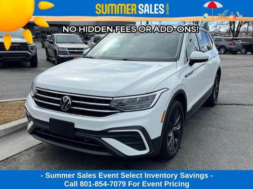 White 2024 Volkswagen Tiguan 2.0T SE 4MOTION