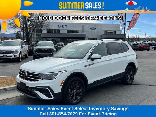 White 2024 Volkswagen Tiguan 2.0T SE 4MOTION