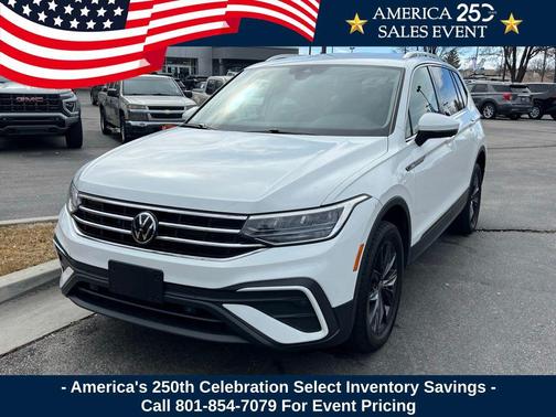 White 2024 Volkswagen Tiguan 2.0T SE 4MOTION