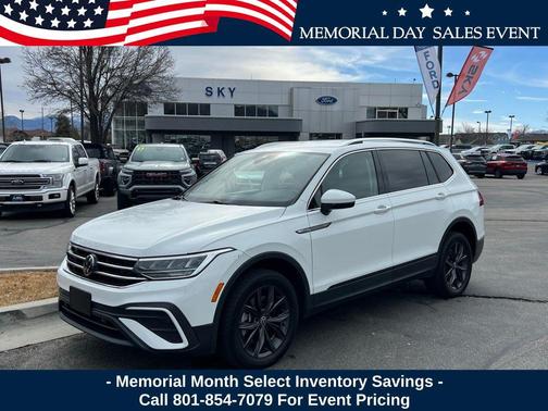 White 2024 Volkswagen Tiguan 2.0T SE 4MOTION