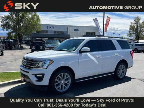 OXFORD WHITE 2019 Ford Expedition XLT