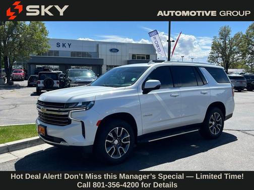 Iridescent Pearl Tricoat 2021 Chevrolet Tahoe LT