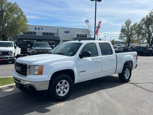 Summit White 2008 GMC Sierra 1500 SLT Crew Cab