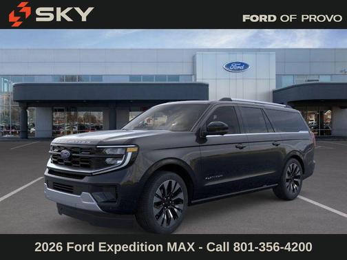 AGATE BLACK METALLIC 2026 Ford Expedition Max Platinum
