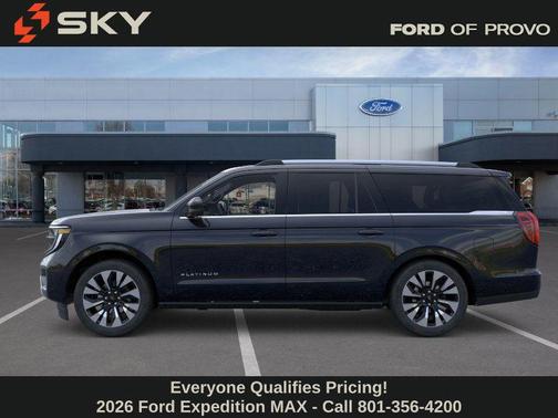 AGATE BLACK METALLIC 2026 Ford Expedition Max Platinum