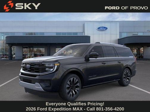 AGATE BLACK METALLIC 2026 Ford Expedition Max Platinum