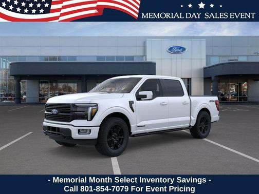 Star White Metallic Tri-Coat 2026 Ford F-150 Platinum