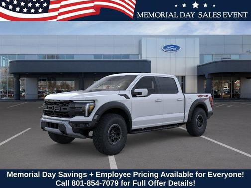 SPACE WHITE METALLIC 2025 Ford F-150 Raptor
