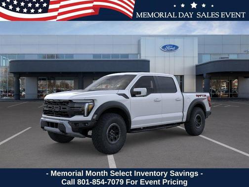 SPACE WHITE METALLIC 2025 Ford F-150 Raptor