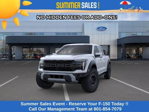 SPACE WHITE METALLIC 2025 Ford F-150 Raptor