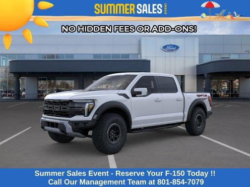 SPACE WHITE METALLIC 2025 Ford F-150 Raptor