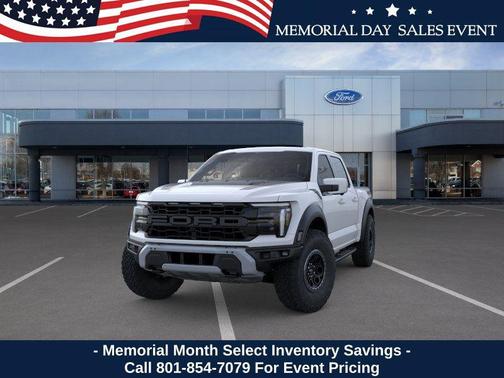 SPACE WHITE METALLIC 2025 Ford F-150 Raptor