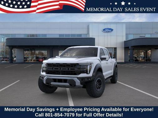 SPACE WHITE METALLIC 2025 Ford F-150 Raptor