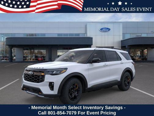 SPACE WHITE METALLIC 2026 Ford Explorer Tremor