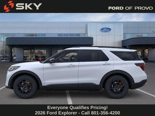 Space White Metallic 2026 Ford Explorer Tremor