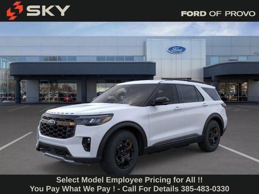 Space White Metallic 2026 Ford Explorer Tremor
