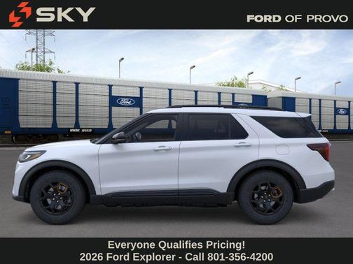 Space White Metallic 2026 Ford Explorer Tremor