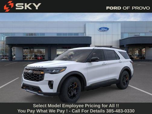 Space White Metallic 2026 Ford Explorer Tremor