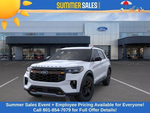 SPACE WHITE METALLIC 2026 Ford Explorer Tremor