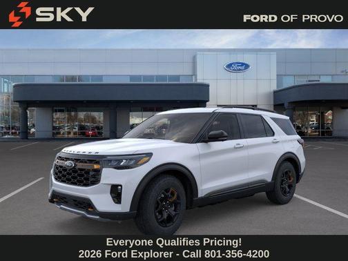 Space White Metallic 2026 Ford Explorer Tremor