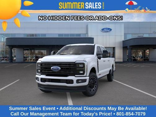 Star White Metallic Tri-Coat 2026 Ford F-350 Platinum
