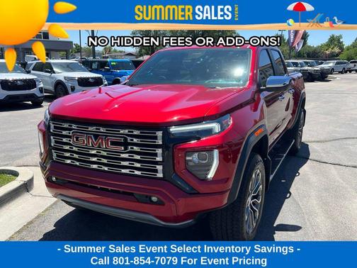 Red 2024 GMC Canyon Denali