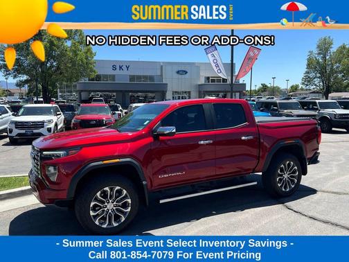 Red 2024 GMC Canyon Denali