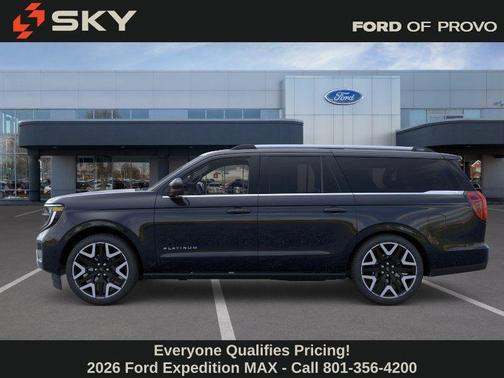 AGATE BLACK METALLIC 2026 Ford Expedition Max Platinum