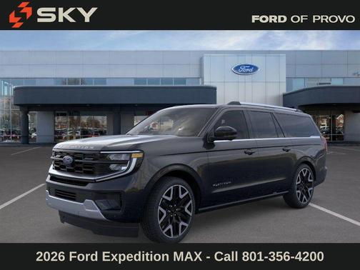 AGATE BLACK METALLIC 2026 Ford Expedition Max Platinum