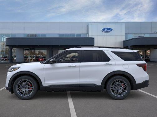SPACE WHITE METALLIC 2026 Ford Explorer ST-Line