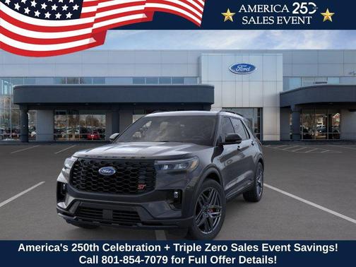 AGATE BLACK METALLIC 2026 Ford Explorer ST