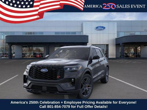AGATE BLACK METALLIC 2026 Ford Explorer ST