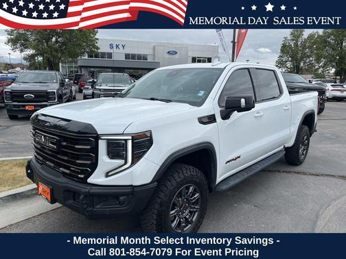 Summit White 2024 GMC Sierra 1500 AT4X