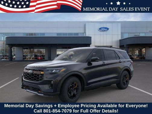 AGATE BLACK METALLIC 2026 Ford Explorer Tremor