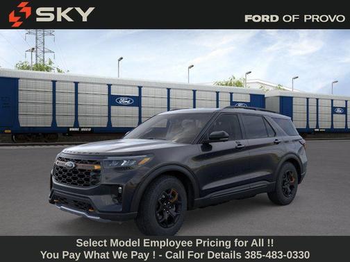 Agate Black Metallic 2026 Ford Explorer Tremor