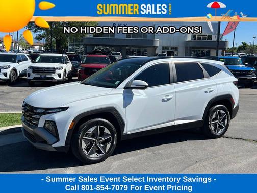 Creamy White Pearl 2025 Hyundai TUCSON Hybrid SEL Convenience