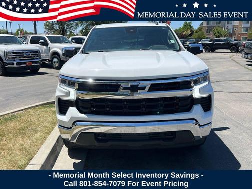 Summit White 2023 Chevrolet Silverado 1500 LT