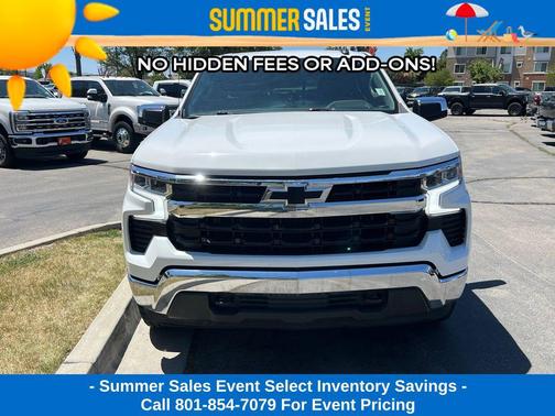 Summit White 2023 Chevrolet Silverado 1500 LT