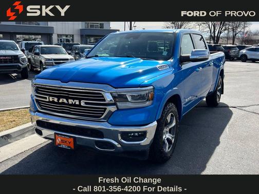 Hydro Blue Pearlcoat 2022 RAM 1500 Laramie