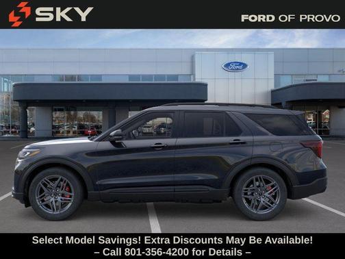 AGATE BLACK METALLIC 2026 Ford Explorer ST